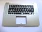 Preview: TopCase Tastatur deutsch 613-1325-08 MacBook Pro 15 Zoll Retina A1398 late 2013 2014 Ersatzteil Hauptansicht