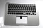 Preview: TopCase Tastatur schwedisch MacBook Air 13 Zoll A1466 2012 Ersatzteil Hauptansicht