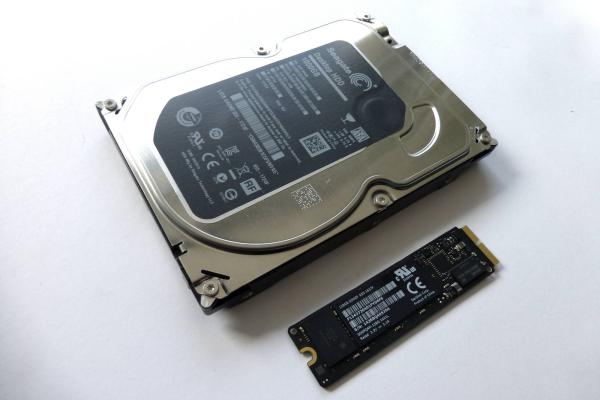 Preview: 1.1 TB FusionDrive Set 1TB HDD 128GB SSD iMac A1419 Original Apple  sparepart second sight