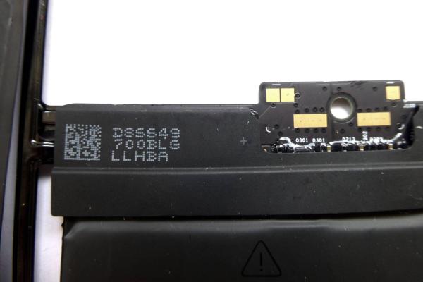 Akku A1705 A1527 020-00814 Original MacBook 12 Zoll A1534 Retina Ersatzteil Detailbild eins