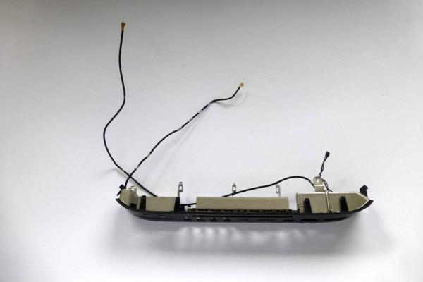 Preview: Back I O Cover 806-0834 806-1415-A with antennas and power button Mac mini A1347 2010 Original sparepart detail image one