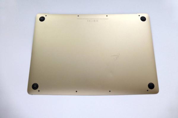 Bodenplatte 613-01555 MacBook 12 Zoll A1534 2015 gold Ersatzteil Hauptansicht