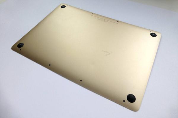 Preview: Bodenplatte 613-01555 MacBook 12 Zoll A1534 2015 gold Ersatzteil zweite Ansicht