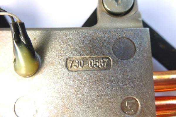 Preview: CPU Prozessor Kuehler 730-0567 mit Sensor iMac 27 Zoll A1312 2009 Original Ersatzteil Detailbild eins