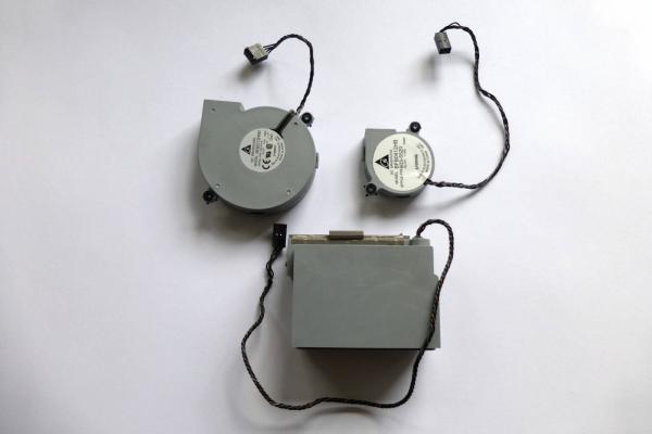 Preview: Fan Set of 3 603-5520 603-5518 922-6787 076-1183 922-6787 iMac G5 17 inch A1058 2004 Original sparepart second sight