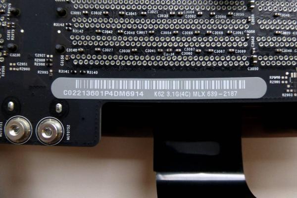 LogicBoard 820-2828-A 661-5949 iMac 27 inch A1312 2011 Mainboard Core i5 31 GHz Original sparepart third detail