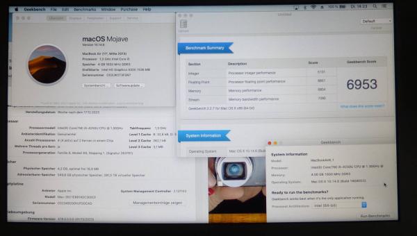 LogicBoard 820-3435-A MacBook Air 11 Zoll 2013 2014 2015 A1465 13 GHz i5 4 GB Mainboard Ersatzteil fünftes Detail