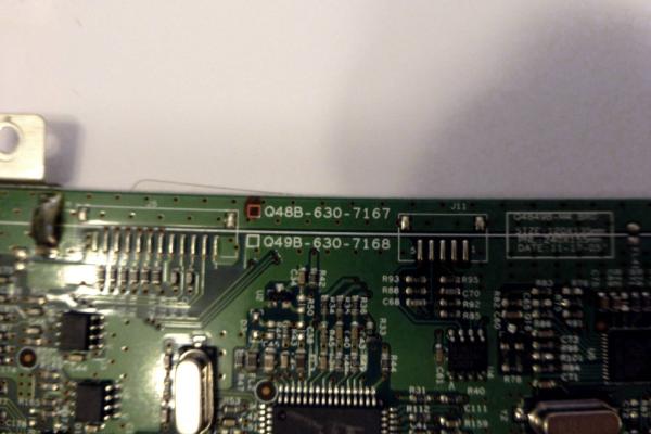 Preview: Logicboard Cinema Display HD DVI q48b-630-7167 0171-2272-1914 20 inch A1081 Original sparepart detail image one