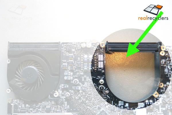 Preview: Fan left 661-5044 MacBook Pro A1297 17 inch Original sparepart detail image one