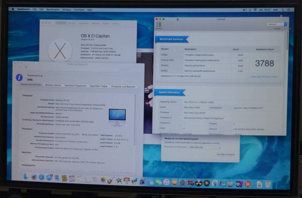 Mainboard Logicboard 820-2223-A 2.4 GHz iMac 20 Zoll A1224 2008 Ersatzteil zweites Detail