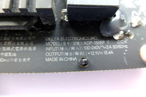 Netzteil ADP-185BF 661-7108 185W iMac 21 Zoll A1418 Original Ersatzteil Detailbild eins