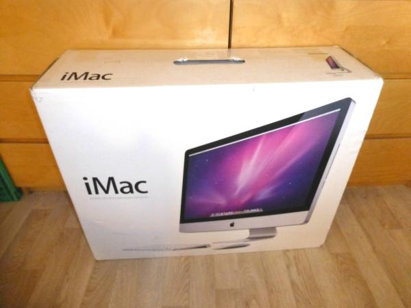 Originalverpackung leer iMac 27 Zoll A1312 Original Ersatzteil Hauptansicht
