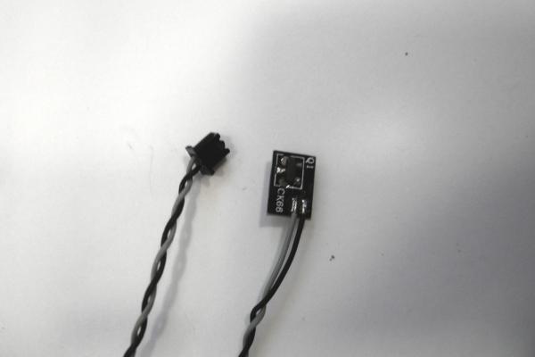 Skin Temperatur Sensor Kabel 593-1170 922-9287 iMac 27 Zoll A1312 2009 2010 Original Ersatzteil Detailbild eins