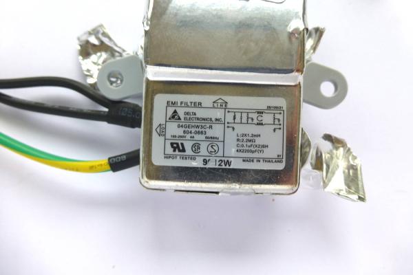 Power Inlet 604-0663 EMI Filter iMac 27 inch A1312 Original sparepart detail image one