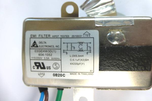 Preview: EMI Filter AC Inlet 922-9730 604-1052 LED Cinema Display 27 inch A1316 2010 Original sparepart detail image one