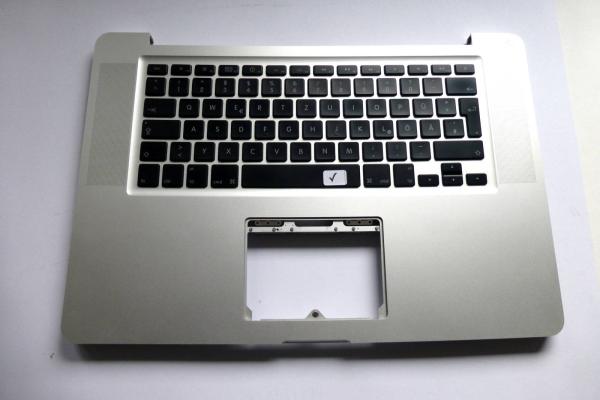 TopCase 661-4948 with german Keyboard MacBook Pro 15 inch A1286 late 2008 early 2009 Original sparepart main image