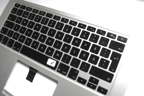 TopCase Tastatur schwedisch MacBook Air 13 Zoll A1466 2012 Ersatzteil zweite Ansicht