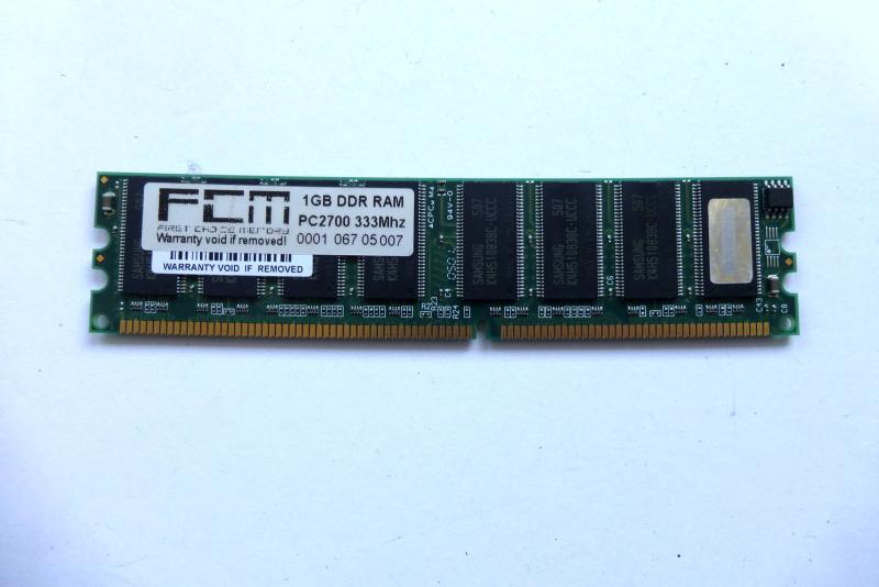1 GB DDR SD-RAM Mac Mini G4 PC2700 184 Pin 333 MHz sparepart main image