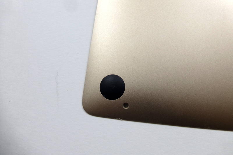 BottomCase 613-02402-A MacBook 12 inch A1534 2016 2017 Lower Case Bottom gold sparepart fifth detail