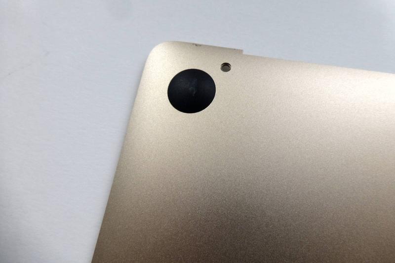 BottomCase 613-02402-A MacBook 12 inch A1534 2016 2017 Lower Case Bottom gold sparepart second detail