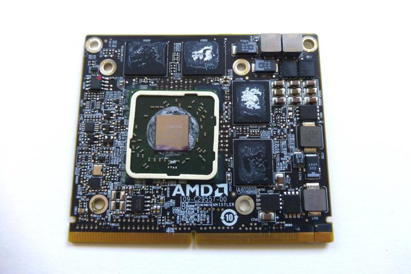 Grafikkarte ATI Radeon HD 6750M 109-c29557-00 512MB iMac A1311 A1312 Ersatzteil Hauptansicht