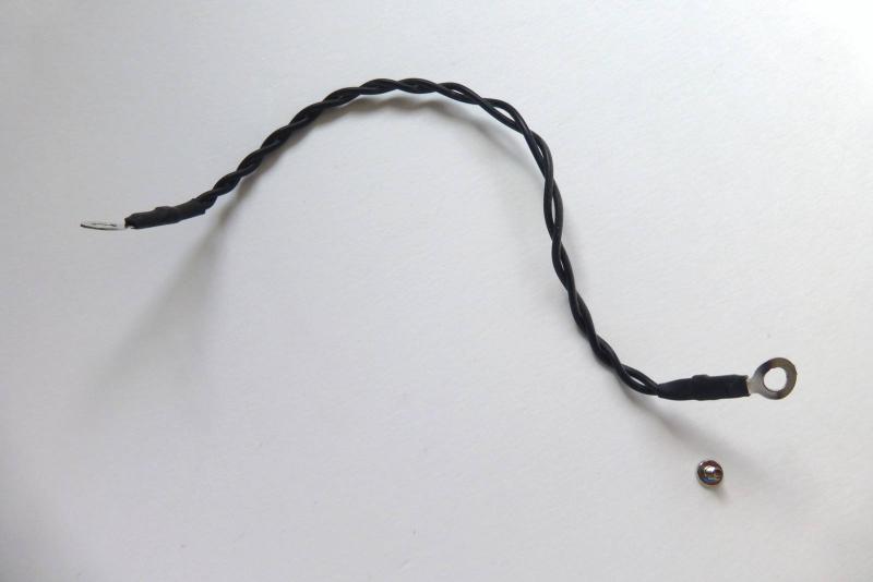 Erdungskabel LCD Panel 922-9712 Thunderbolt Display 27 Zoll A1407 2011 Original Ersatzteil zweite Ansicht