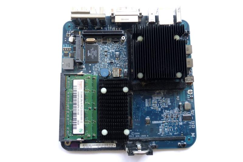 Logicboard 820-1900-A 661-3915 Mac mini A1176 CoreDuo 1.66 GHz Original Ersatzteil Hauptansicht