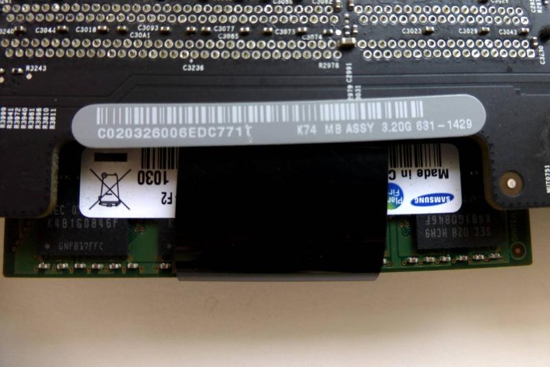 LogicBoard 820-2784-A 661-5534 661-5538 661-5596 Mainboard i3 3.2 GHz Original iMac 21 Zoll A1311 2010 Ersatzteil zweites Detail