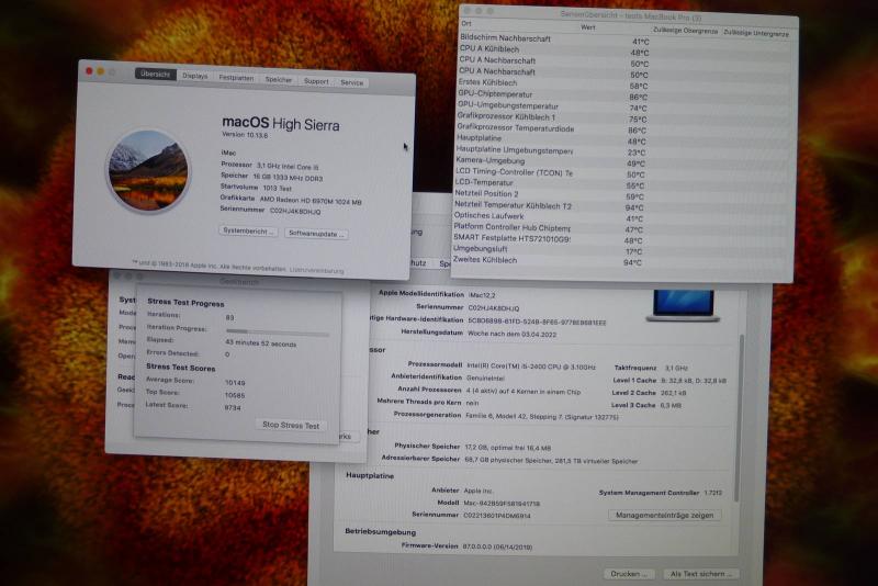 LogicBoard 820-2828-A 661-5949 iMac 27 inch A1312 2011 Mainboard Core i5 31 GHz Original sparepart additional detail
