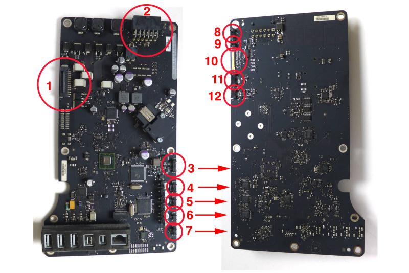Logicboard 820-2997-A 639-1575 639-3563 Thunderbolt Display 27 inch A1407 2011 Original sparepart detail image one