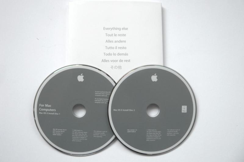 MacOS Leopard 10.5.4 2Z691-6248-A 2Z691-6249-A iMac Intel Core 2 Duo & iLife 08 sparepart main image