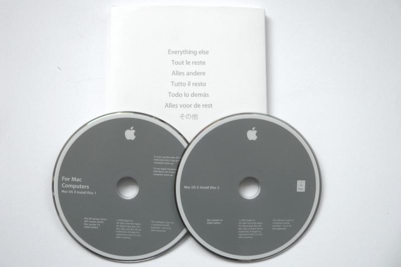 MacOS Leopard 10.5.4 2Z691-6248-A 2Z691-6249-A iMac Intel Core 2 Duo & iLife 08 sparepart second sight