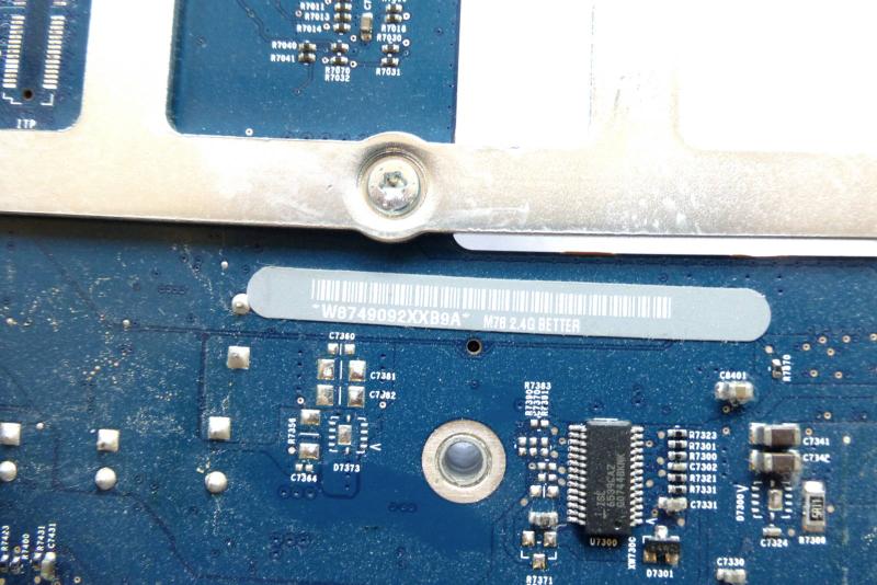 Mainboard Logicboard 820-2110-A iMac 24 inch A1225 Mid 2007 Core2Duo 2.4 GHz sparepart second detail