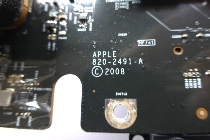 Mainboard Logicboard 820-2491-A 661-4994 iMac 24 Zoll A1225 Early 2009 Core2Duo 2.66 GHz Ersatzteil Detailbild eins