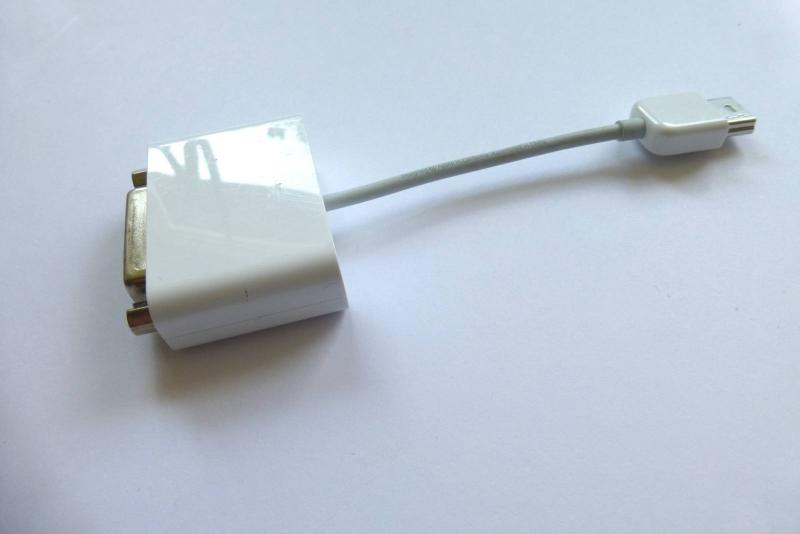 Micro-DVI zu DVI Adapter MB204G-A Apple MacBook Air A1237 Ersatzteil Hauptansicht