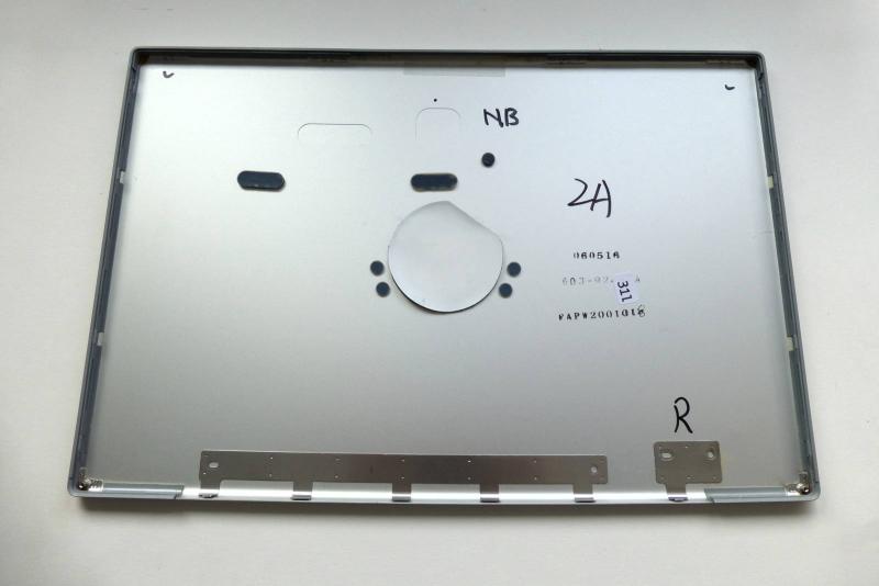 Display Deckel 603-9349-A 607-2408 607-0703 607-2216 MacBook Pro 17 Zoll A1151 A1212 A1229 A1261 Original Ersatzteil zweite Ansicht