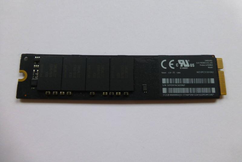 SSD 512 GB MacBook Air 11 inch 13 inch A1466 A1465 Mid 2012 ONLY Original sparepart main image