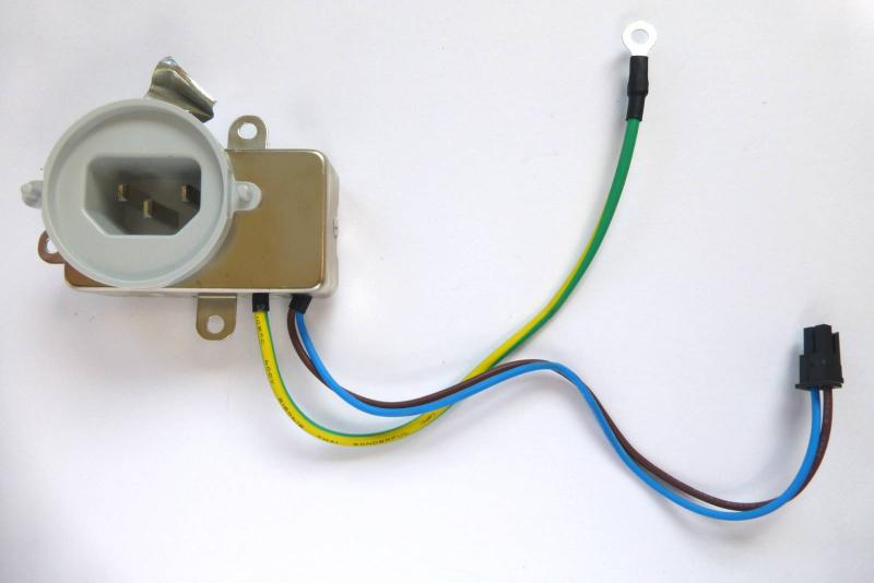 EMI Filter AC Inlet 922-9730 604-1052 LED Cinema Display 27 inch A1316 2010 Original sparepart main image