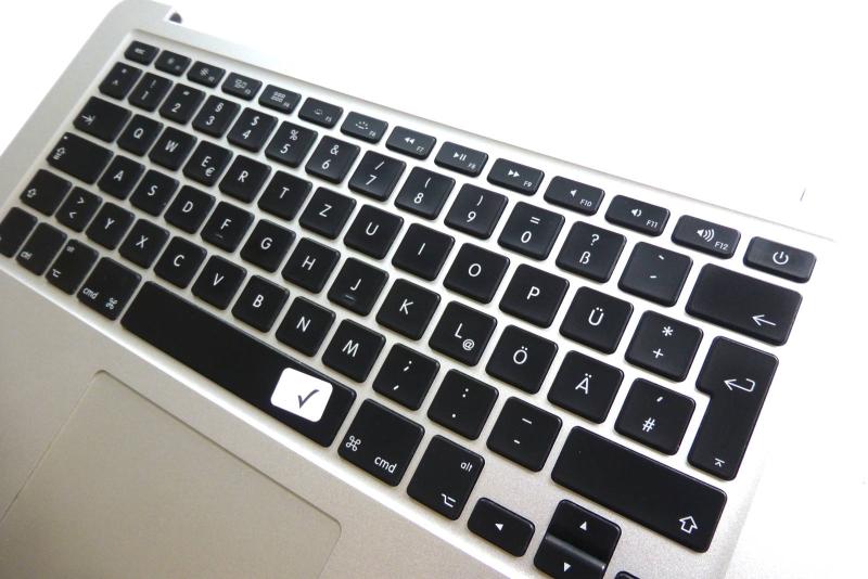 TopCase Keyboard german 661-6059 SET MacBook Air 13 inch A1369 2011 sparepart second sight