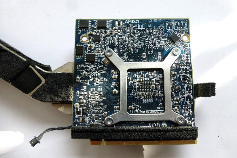 Grafikkarte 109-B22553-11 661-4436 661-4440 631-0590 631-0591 ATI Radeon HD 2400 128 MB iMac 20 Zoll A1224 2007 2008 Ersatzteil zweites Detail
